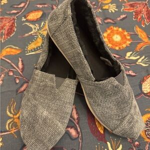 Toms Charcoal Cozy Slip-Ons